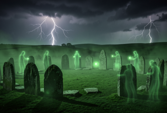 VIOLENT PARANORMAL ACTIVITY Caught On Camera @ ANCIENT Stone Circle In IRELAND (WARNING: SCARY)